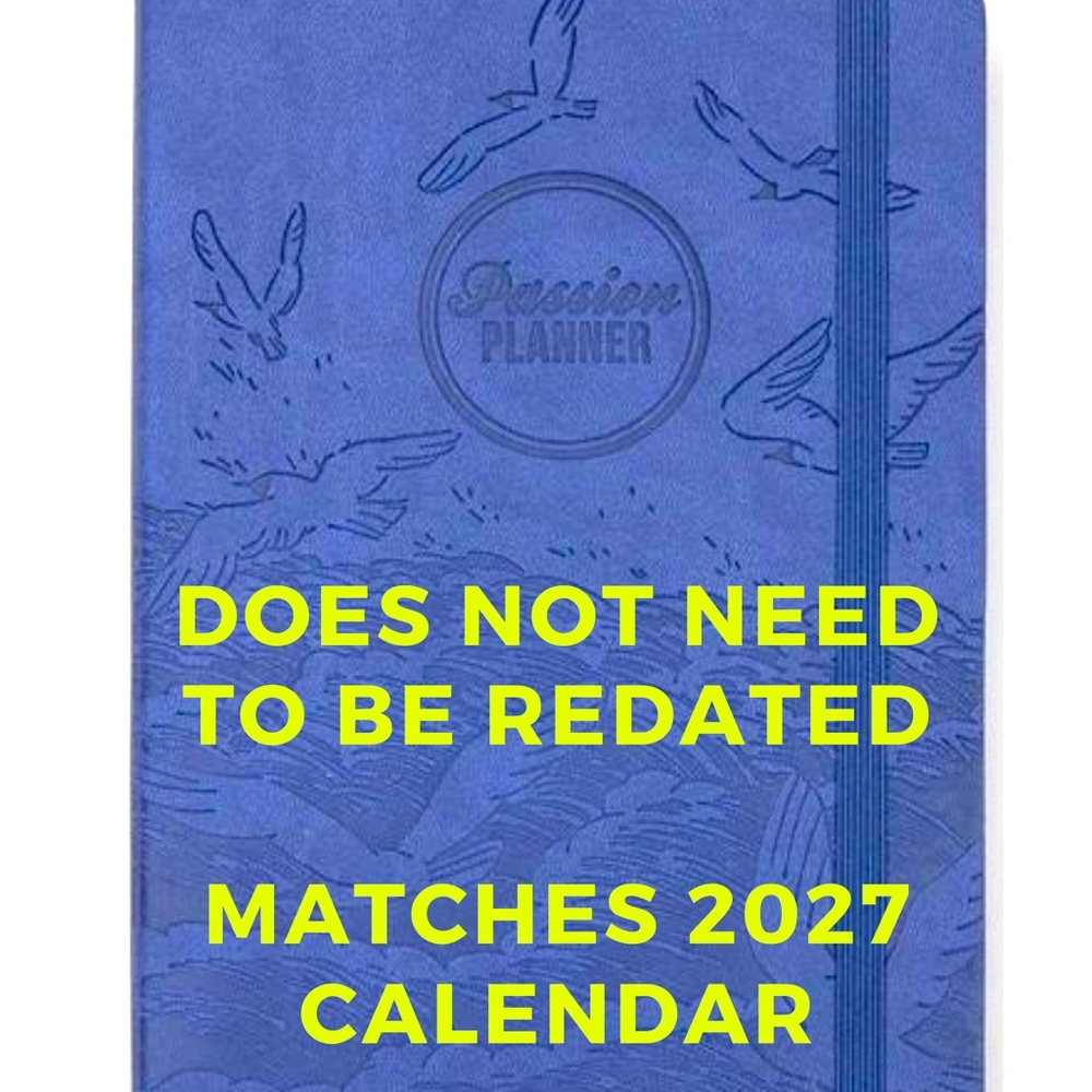 Passion Planner 2021 Weekly Medium Planner